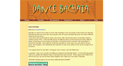 Desktop Screenshot of dancebachata.nl