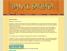 Tablet Screenshot of dancebachata.nl